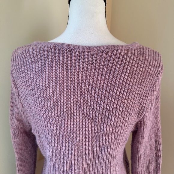 **CROFT & BARROW* Purple Fashion Long Sleeve Sweater Size Medium - Picture 5 of 8